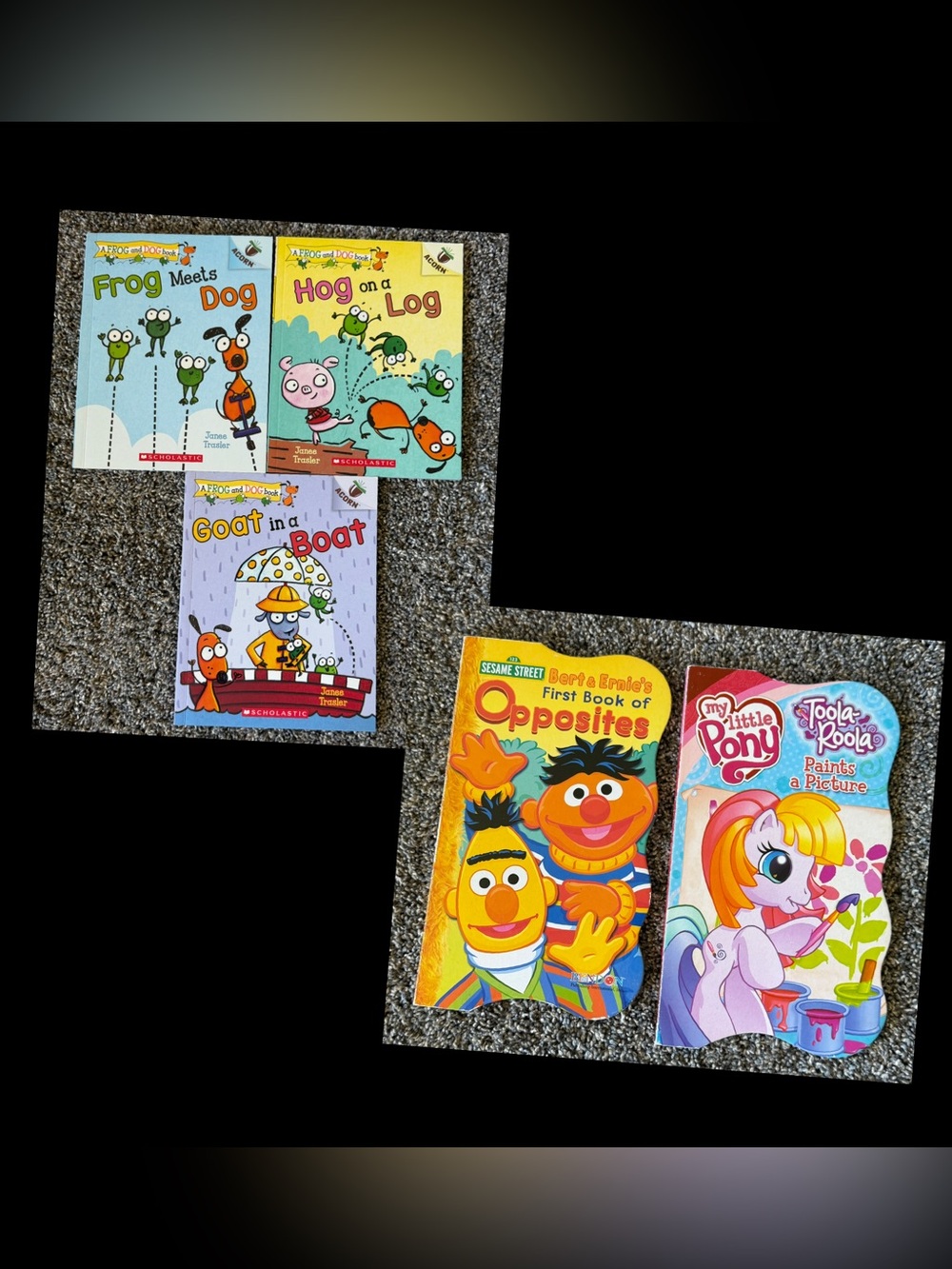 Like New! Kids Early Reader & Preschool -PreK Board Book Set (5 Books)